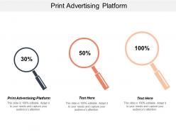 Print advertising platform ppt powerpoint presentation file example topics cpb
