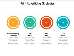 Print advertising strategies ppt powerpoint presentation infographics introduction cpb