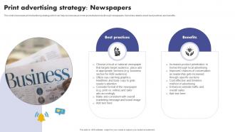 Print Advertising Strategy Newspapers The Ultimate Guide To Media Planning Strategy SS V
