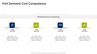 Print Demand Cost Comparisons In Powerpoint And Google Slides Cpb