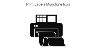 Print Labels Monotone Icon In Powerpoint Pptx Png And Editable Eps Format