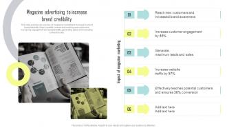 Print Marketing Magazine Advertising To Increase Brand Credibility