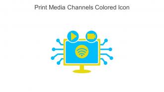 Print Media Channels Colored Icon In Powerpoint Pptx Png And Editable Eps Format