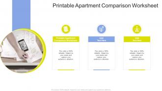 Printable Apartment Comparison Worksheet In Powerpoint And Google Slides Cpb