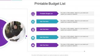 Printable Budget List In Powerpoint And Google Slides Cpb
