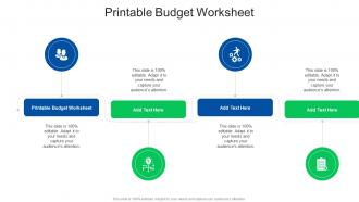 Printable Budget Worksheet In Powerpoint And Google Slides Cpb