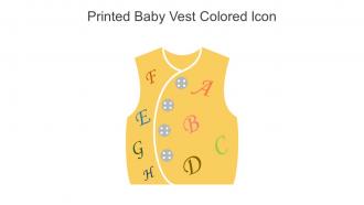 Printed Baby Vest Colored Icon In Powerpoint Pptx Png And Editable Eps Format