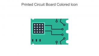 Printed Circuit Board Colored Icon In Powerpoint Pptx Png And Editable Eps Format