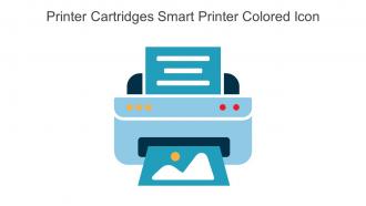 Printer Cartridges Smart Printer Colored Icon In Powerpoint Pptx Png And Editable Eps Format