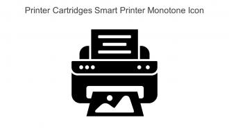 Printer Cartridges Smart Printer Monotone Icon In Powerpoint Pptx Png And Editable Eps Format