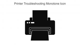 Printer Troubleshooting Monotone Icon In Powerpoint Pptx Png And Editable Eps Format