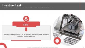 Printing And Manufacturing Company Investment Fund Pitch Deck Ppt Template Researched Interactive