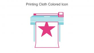 Printing Cloth Colored Icon In Powerpoint Pptx Png And Editable Eps Format