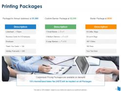 Printing packages business ppt powerpoint presentation outline format