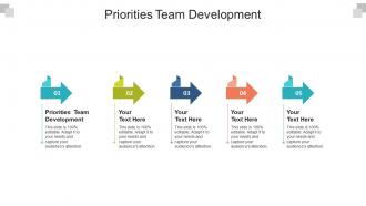 Priorities team development ppt powerpoint presentation summary design templates cpb