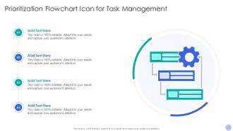 Prioritization Flowchart Icon For Task Management