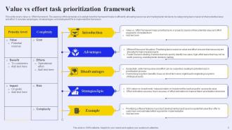 Prioritization Framework Powerpoint Ppt Template Bundles Professionally Graphical
