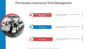 Prioritization Importance Time Management In Powerpoint And Google Slides Cpb