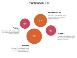 Prioritization list ppt powerpoint presentation professional graphic tips cpb