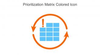 Prioritization Matrix Colored Icon In Powerpoint Pptx Png And Editable Eps Format