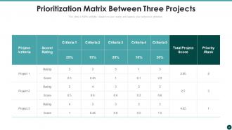 Prioritization Matrix Powerpoint Ppt Template Bundles