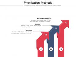 Prioritization methods ppt powerpoint presentation pictures example cpb