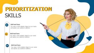 Prioritization Skills Ppt Powerpoint Presentation Infographics Vector