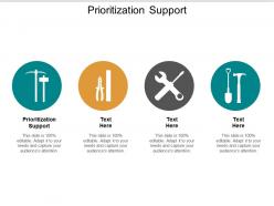 Prioritization support ppt powerpoint presentation pictures structure cpb