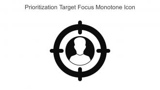 Prioritization Target Focus Monotone Icon In Powerpoint Pptx Png And Editable Eps Format