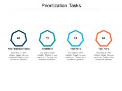 Prioritization tasks ppt powerpoint presentation styles graphic images cpb