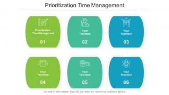 Prioritization Time Management Ppt Powerpoint Presentation Infographics Example Topics Cpb