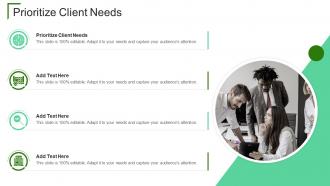 Prioritize Client Needs In Powerpoint And Google Slides Cpb