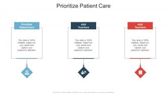 Prioritize Patient Care In Powerpoint And Google Slides Cpb