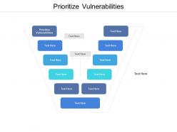 Prioritize vulnerabilities ppt powerpoint presentation show topics cpb