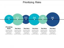 Prioritizing risks ppt powerpoint presentation summary examples cpb
