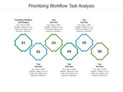 Prioritizing workflow task analysis ppt powerpoint presentation show portrait cpb
