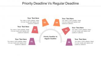 Priority deadline vs regular deadline ppt powerpoint presentation ideas example cpb