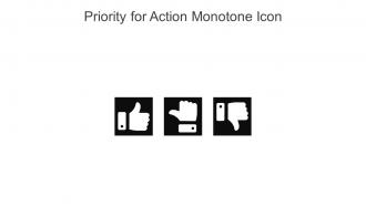 Priority For Action Monotone Icon In Powerpoint Pptx Png And Editable Eps Format