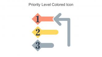 Priority Level Colored Icon In Powerpoint Pptx Png And Editable Eps Format