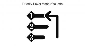 Priority Level Monotone Icon In Powerpoint Pptx Png And Editable Eps Format