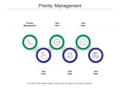 Priority management ppt powerpoint presentation inspiration show cpb