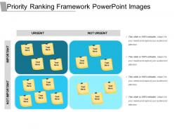 Priority ranking framework powerpoint images