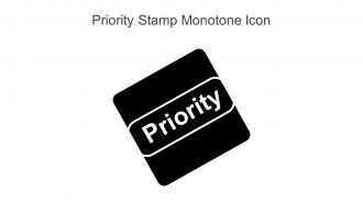 Priority Stamp Monotone Icon In Powerpoint Pptx Png And Editable Eps Format