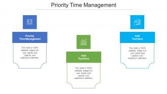 Priority Time Management Ppt Powerpoint Presentation File Visuals Cpb