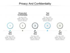 Privacy and confidentiality ppt powerpoint presentation summary slide cpb