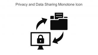 Privacy And Data Sharing Monotone Icon In Powerpoint Pptx Png And Editable Eps Format