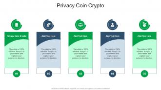 Privacy Coin Crypto In Powerpoint And Google Slides Cpb