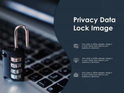 Privacy data lock image