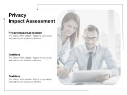 Privacy impact assessment ppt powerpoint presentation slides good cpb