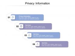 Privacy information ppt powerpoint presentation icon styles cpb